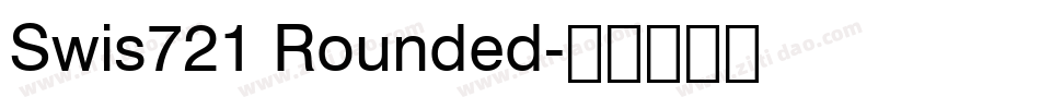 Swis721 Rounded字体转换